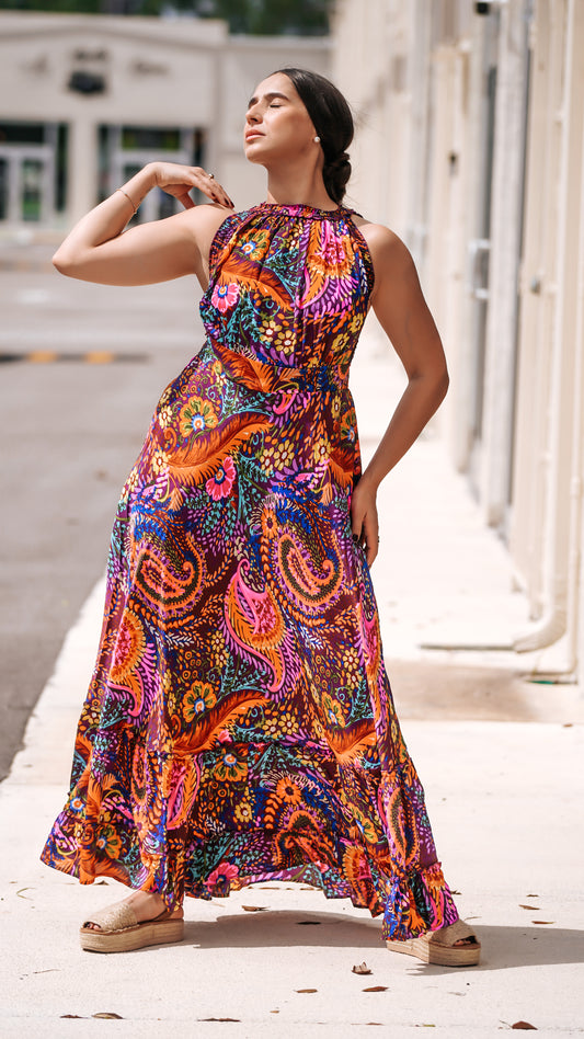 Vestido Andaluz espalda descubierta