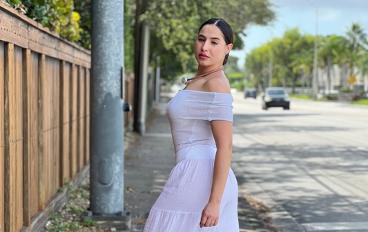 Top Off Shoulder Lame