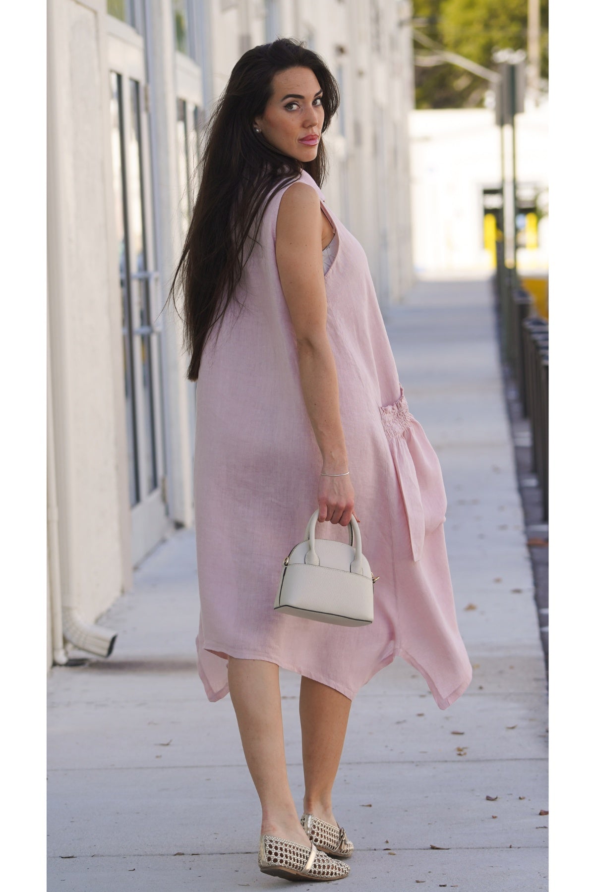 Camisero Lino  San Sebastian Rosa
