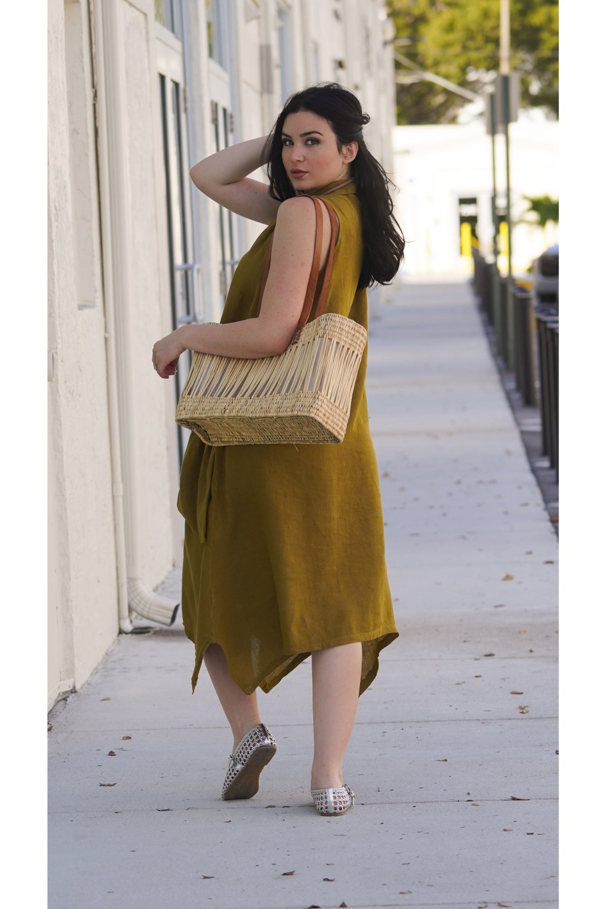 Camisero Lino  San Sebastian Laurel