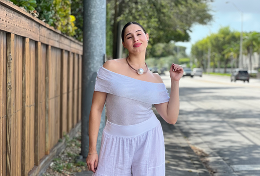 Top Off Shoulder Lame