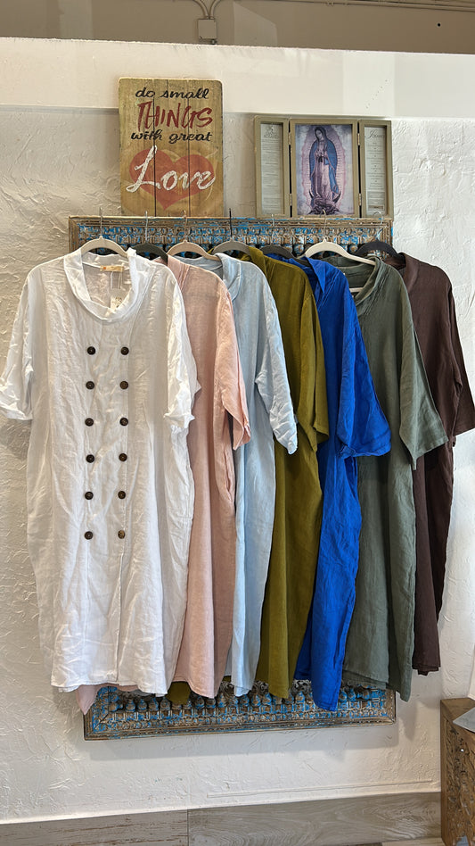 Vestido Verano Abotonado