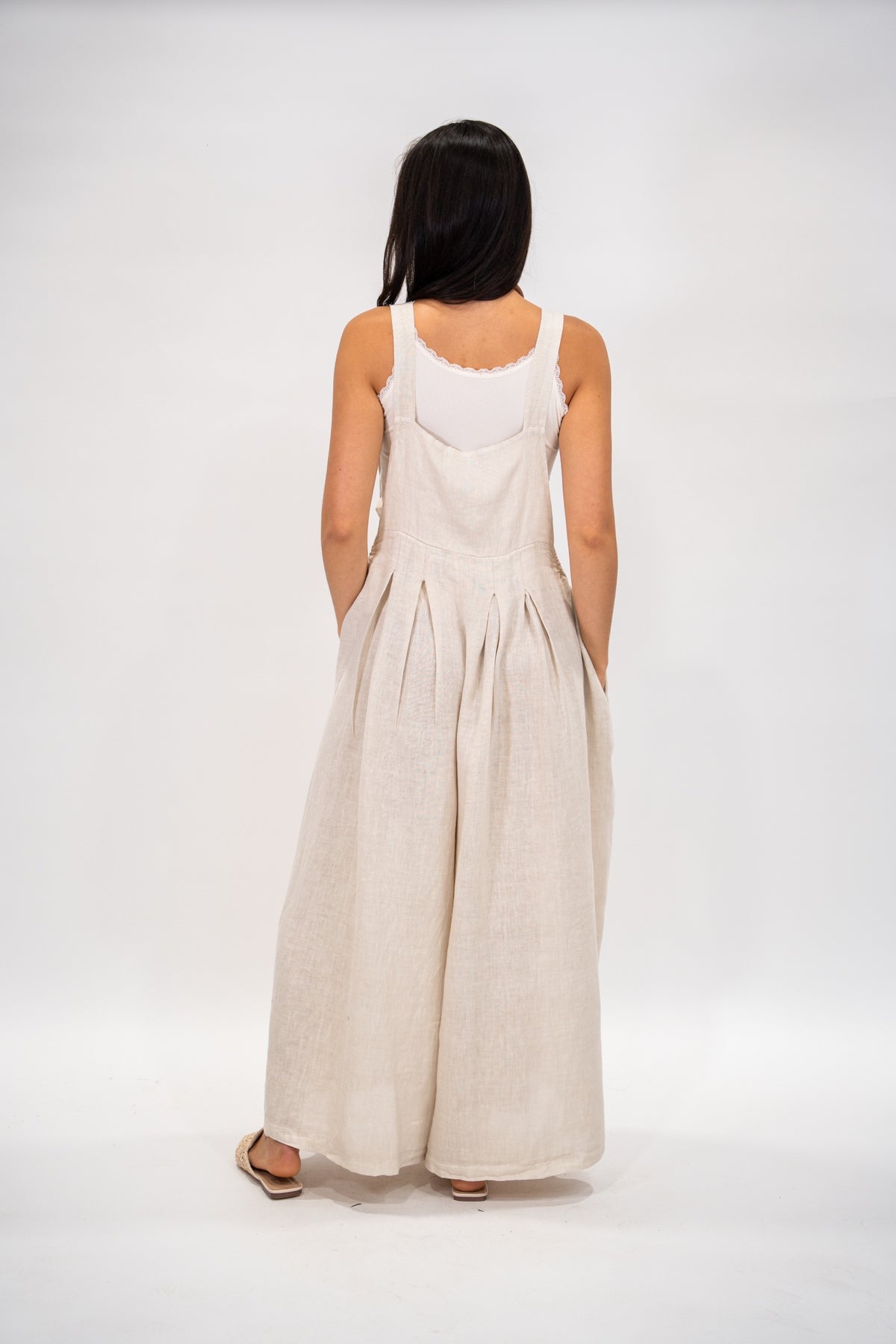 Jumper Lino Cira beige espalda