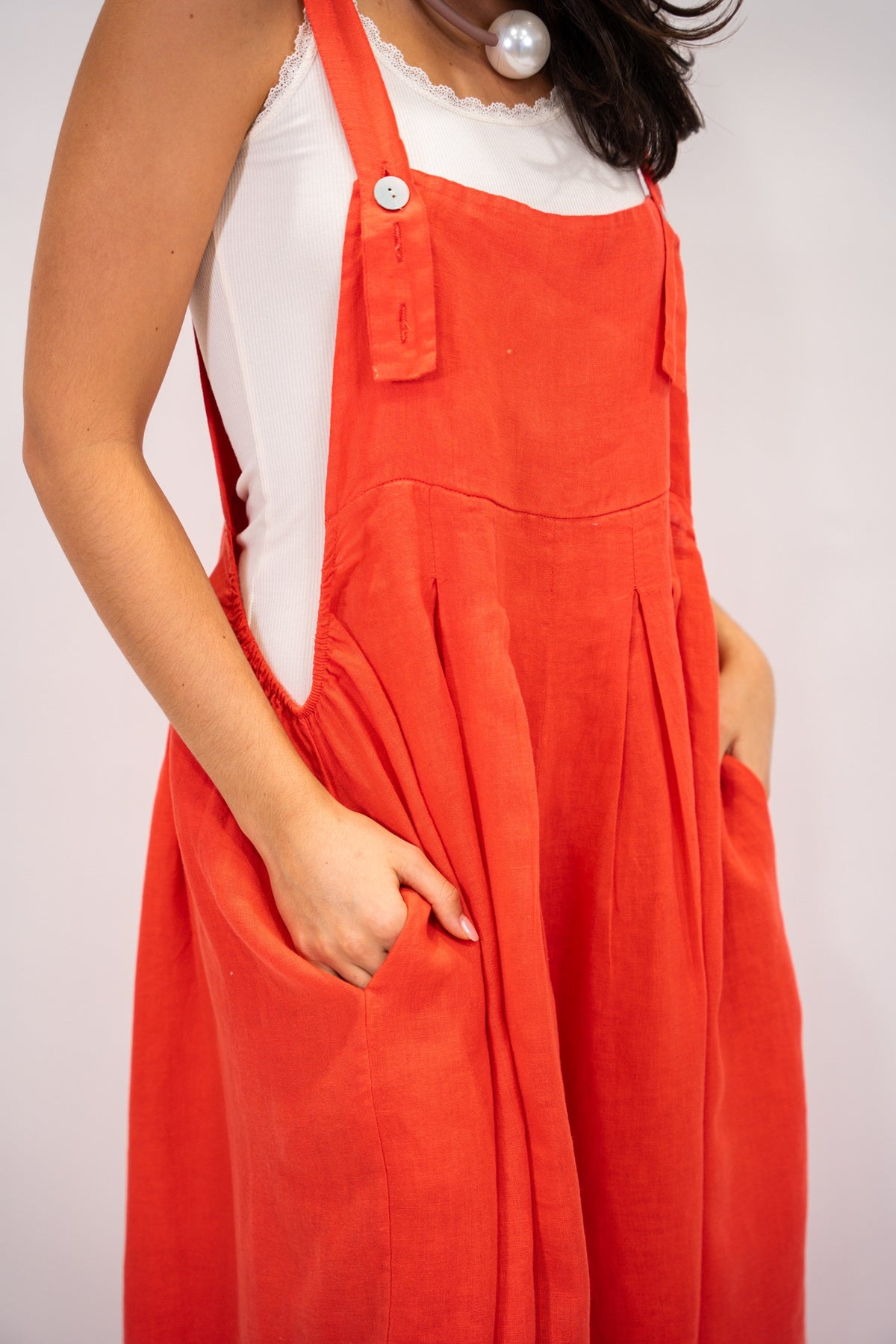 Jumper Lino Cira coral lateral