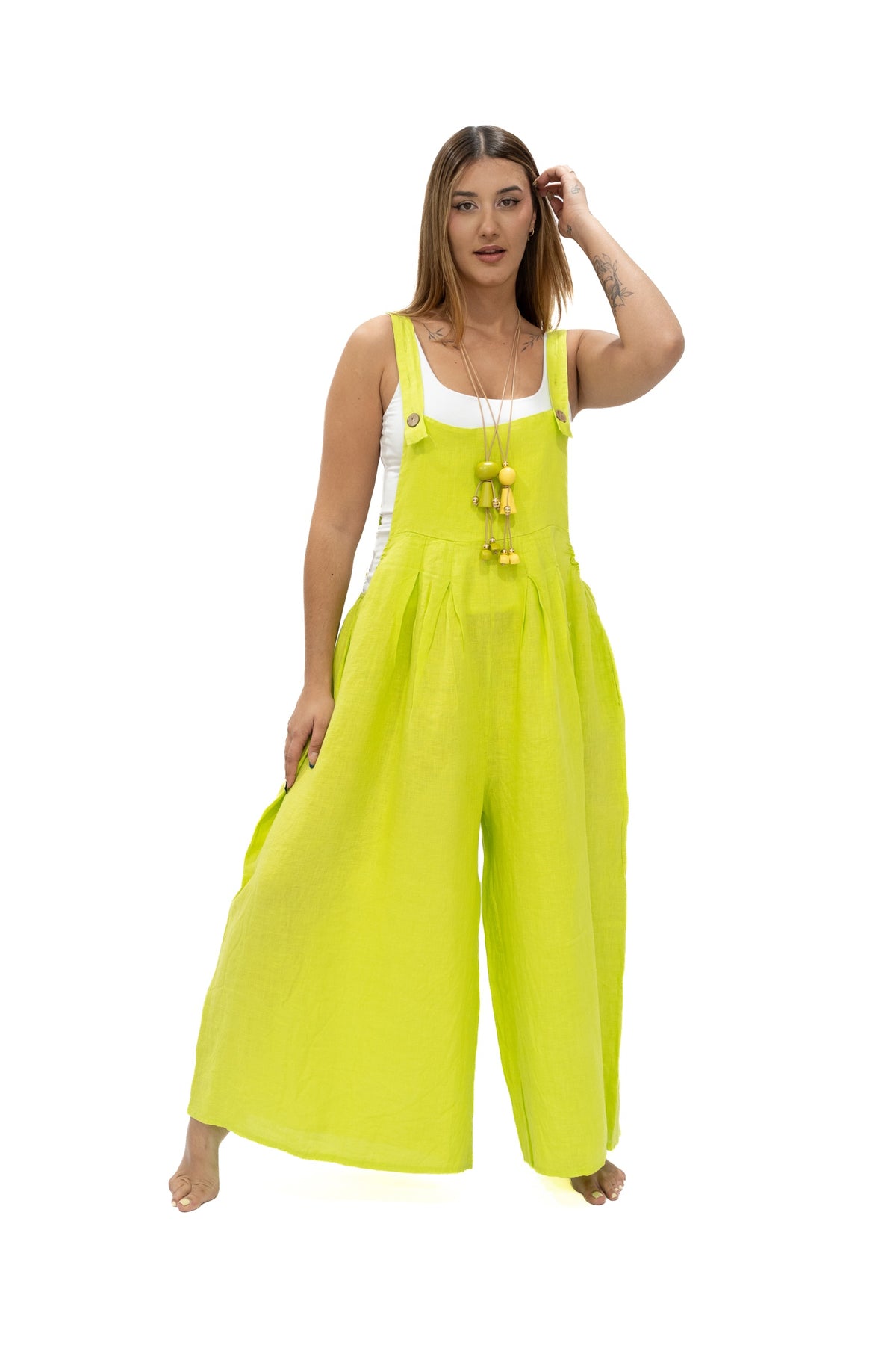 Jumper Cira lino limón