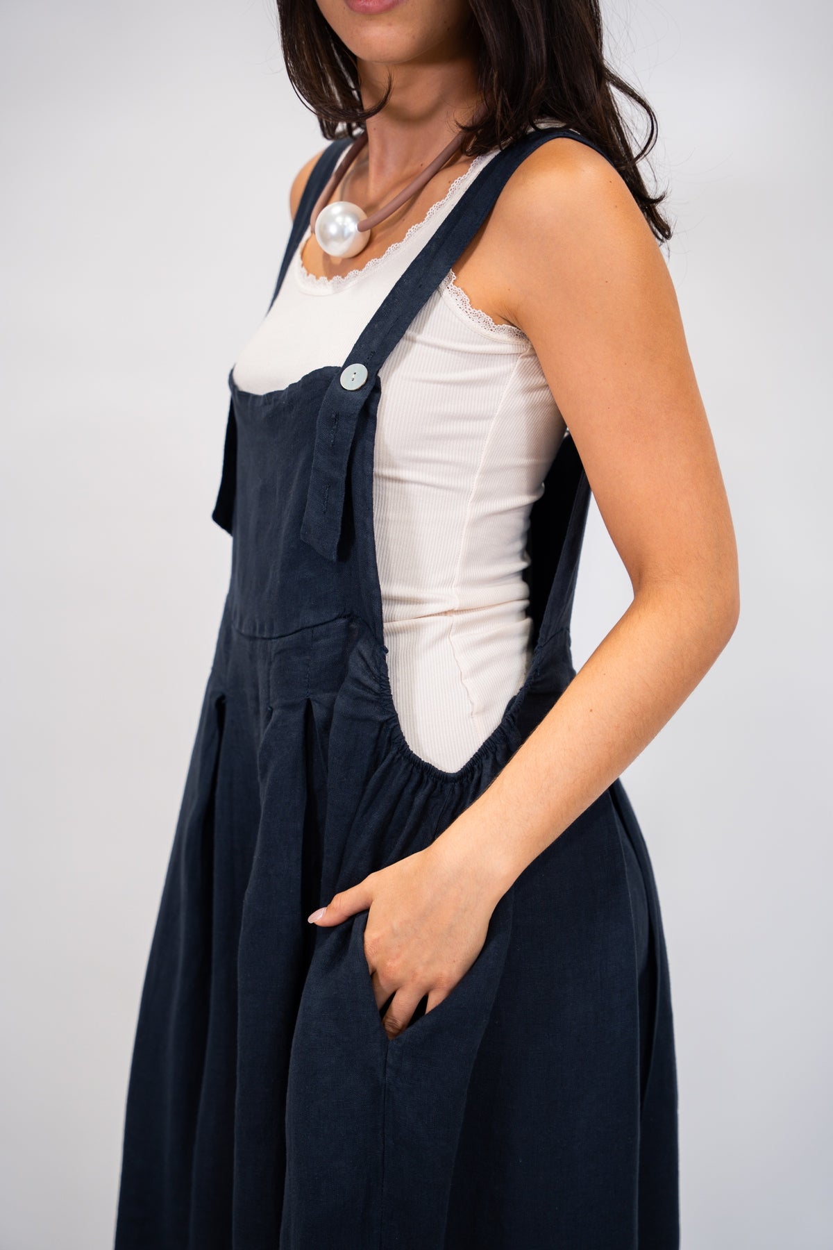 Jumper Lino Cira navy lateral
