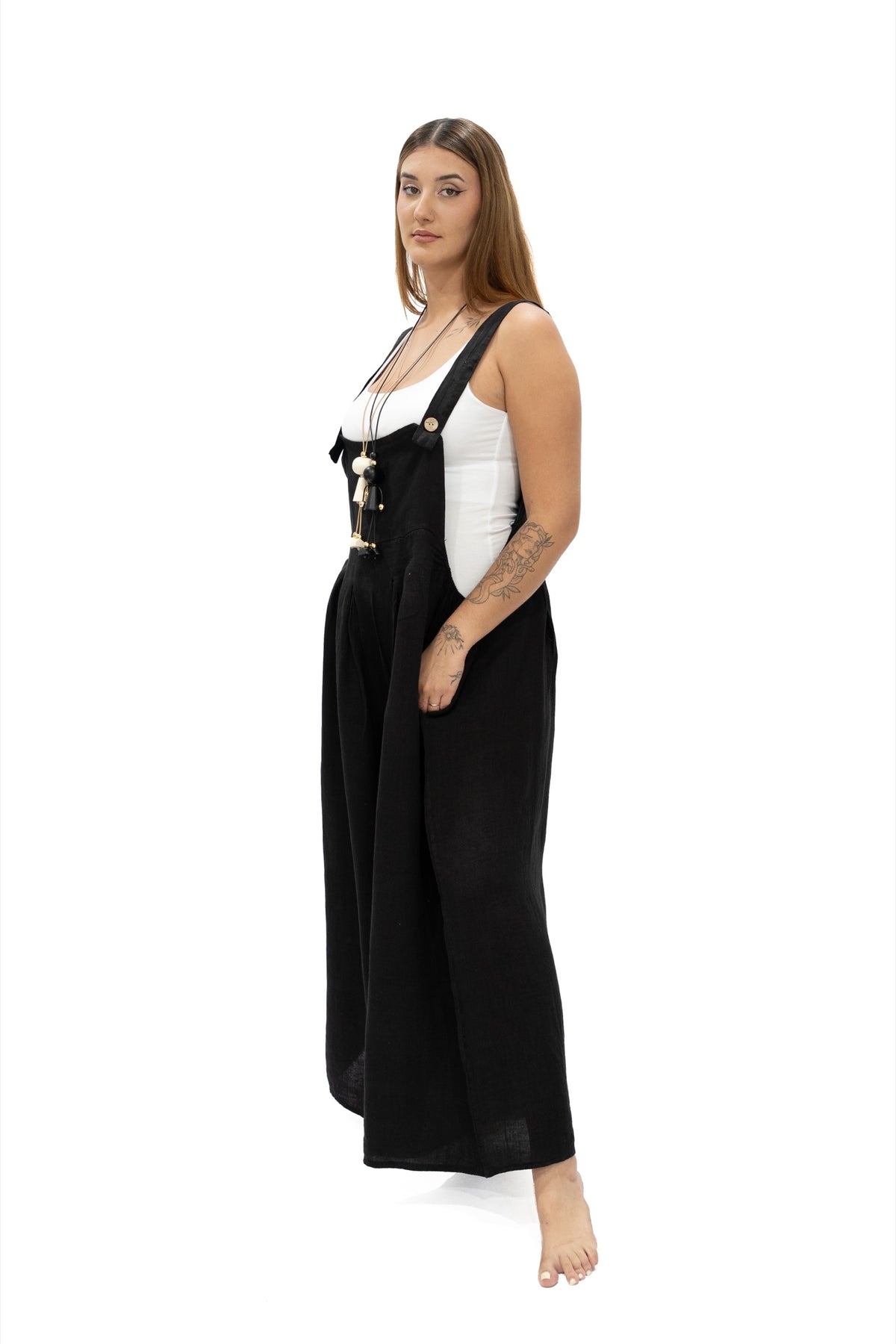 Jumper Cira lino negro