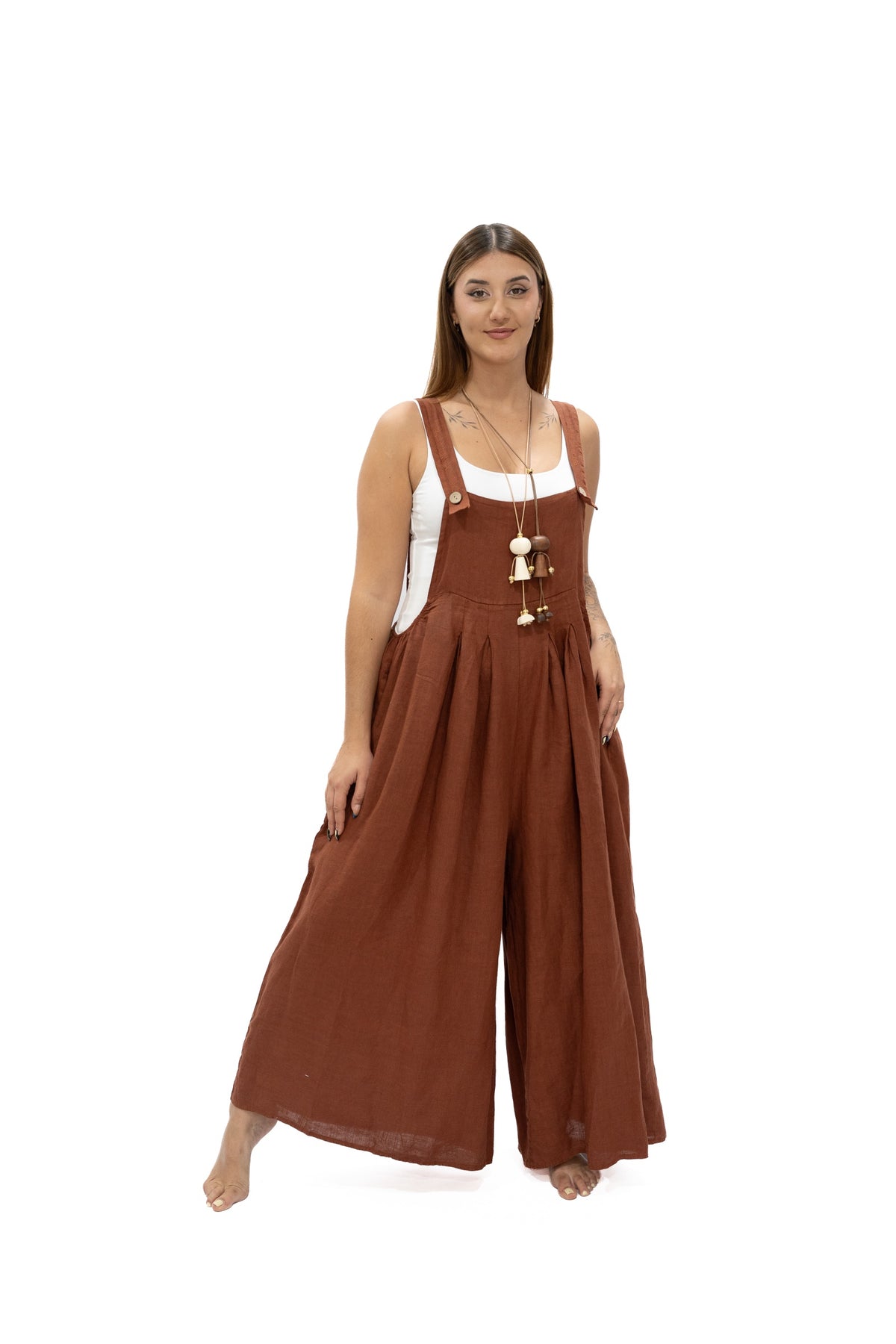 Jumper Cira lino teja