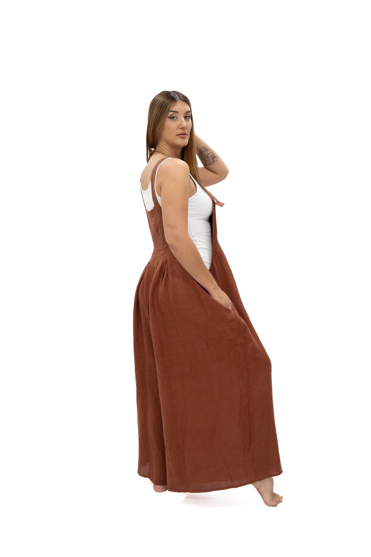 Jumper Cira lino teja