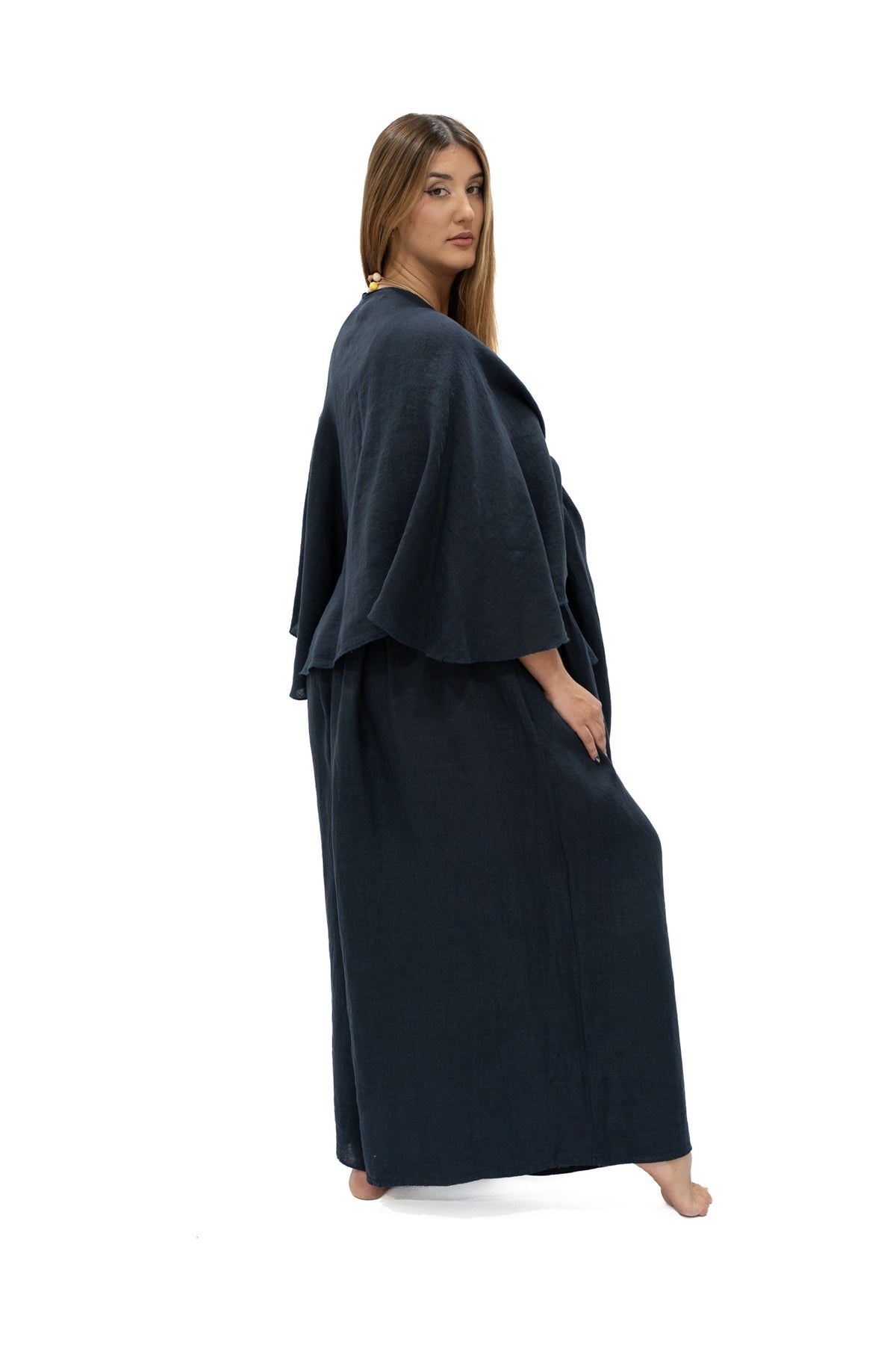 Túnica Chichi lino navy