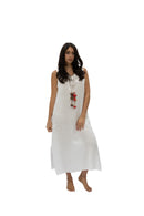 Vestido Madelyn lino blanco